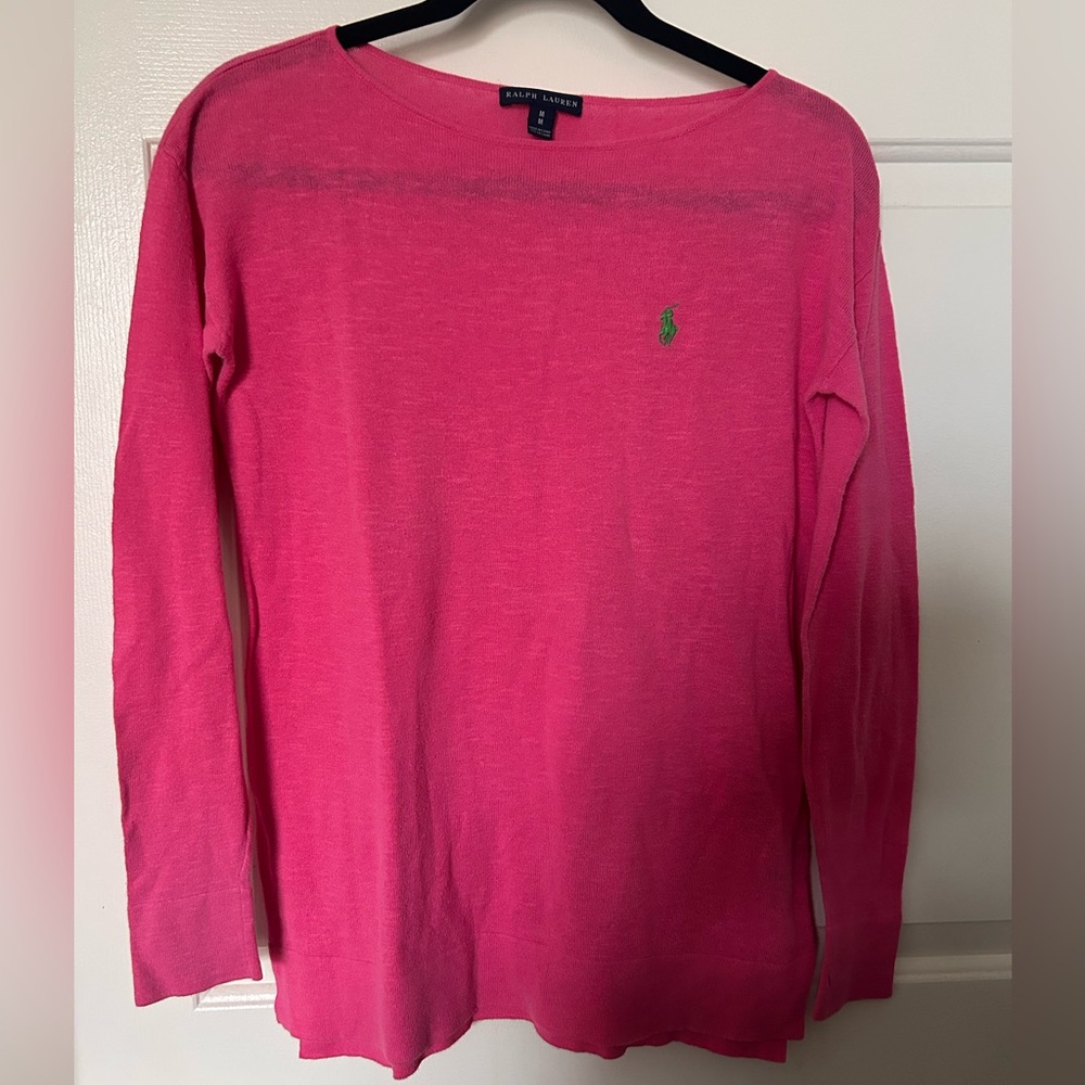 Ralph Lauren Pink Long Sleeve Tee